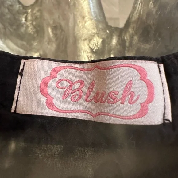 Blush Brand Button down dress tank top. Size medium - Picture 3 of 9